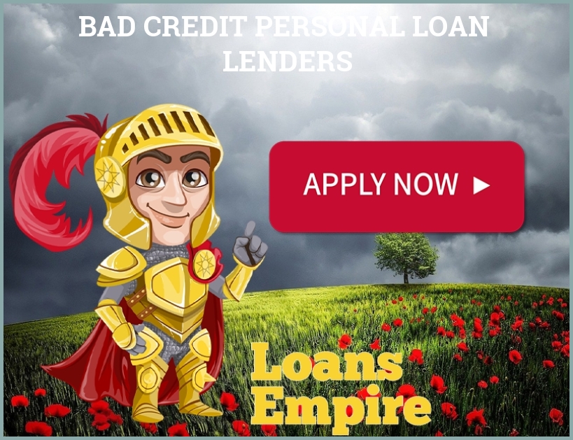 Bad Credit Personal Loan Lenders