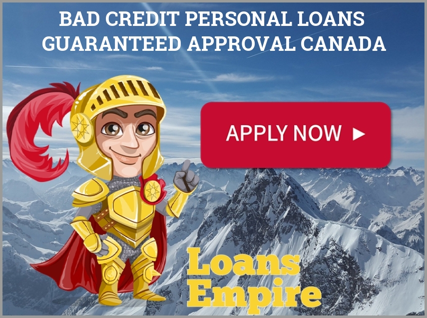 Bad Credit Personal Loans Guaranteed Approval Canada