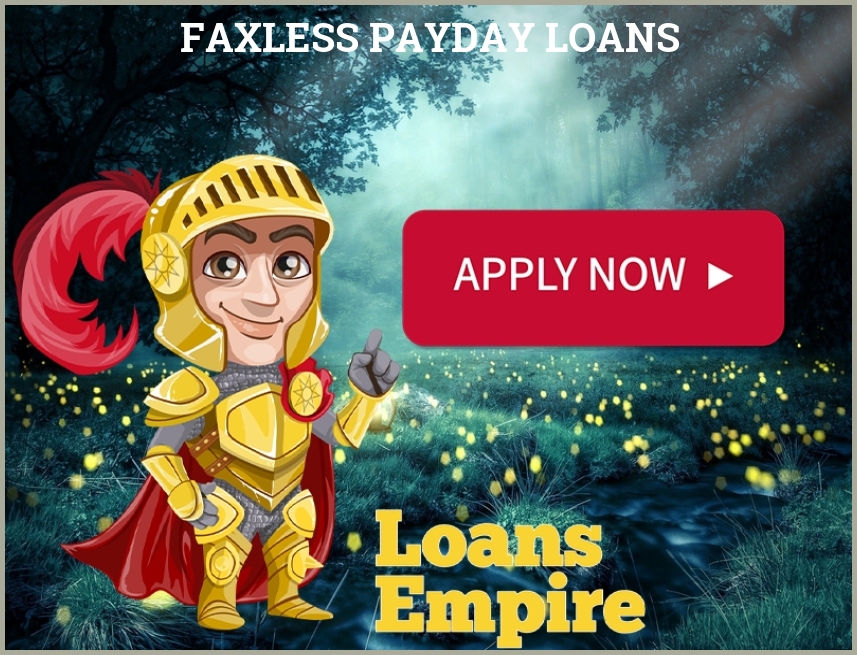Faxless Payday Loans