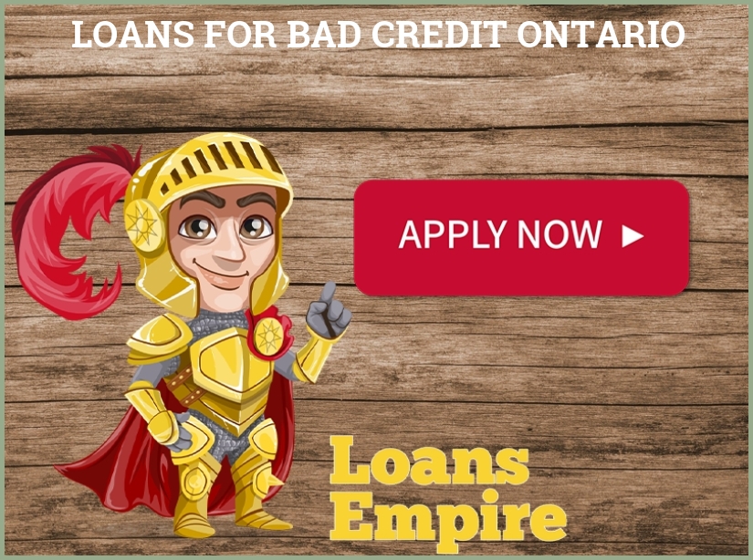 Loans For Bad Credit Ontario