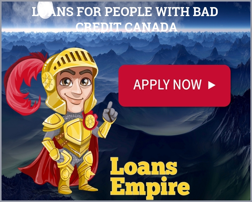 Loans For People With Bad Credit Canada