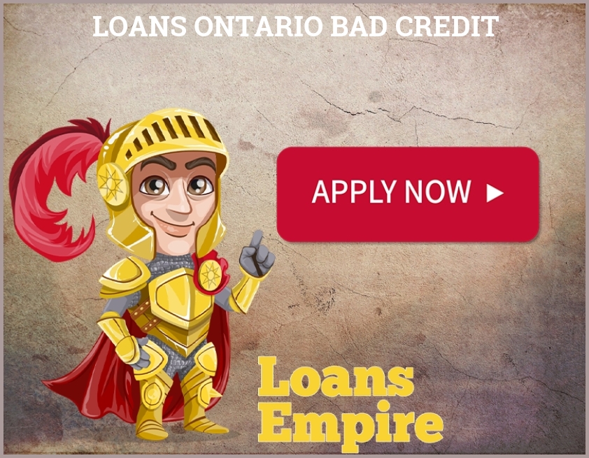 Loans Ontario Bad Credit