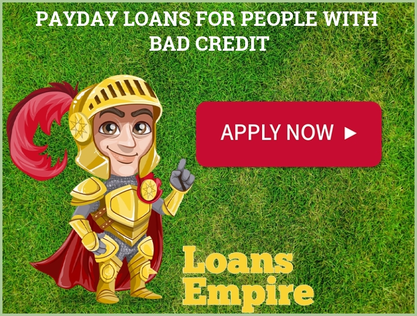Payday Loans For People With Bad Credit