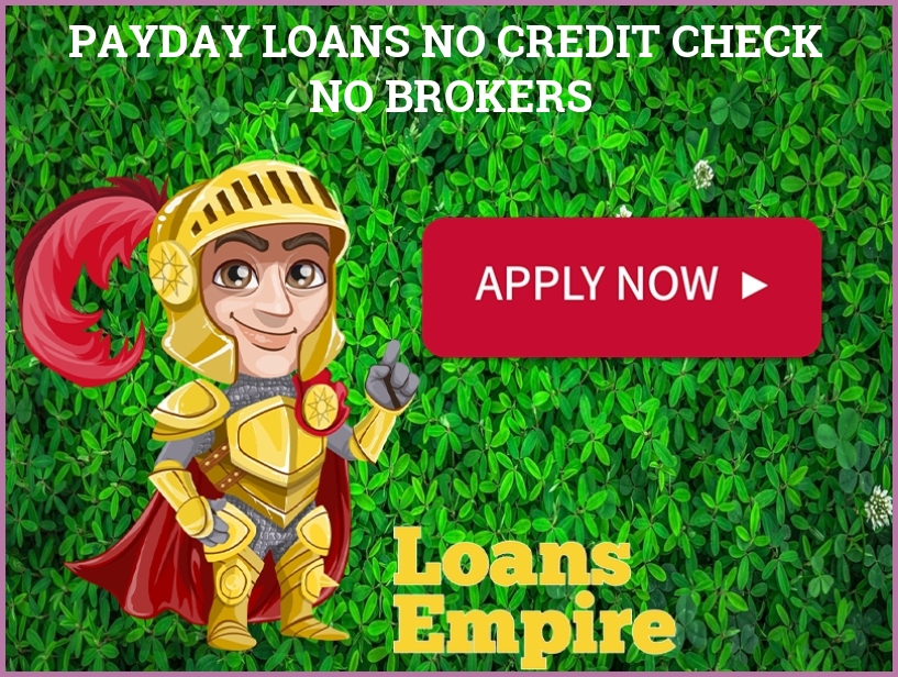 Payday Loans No Credit Check No Brokers