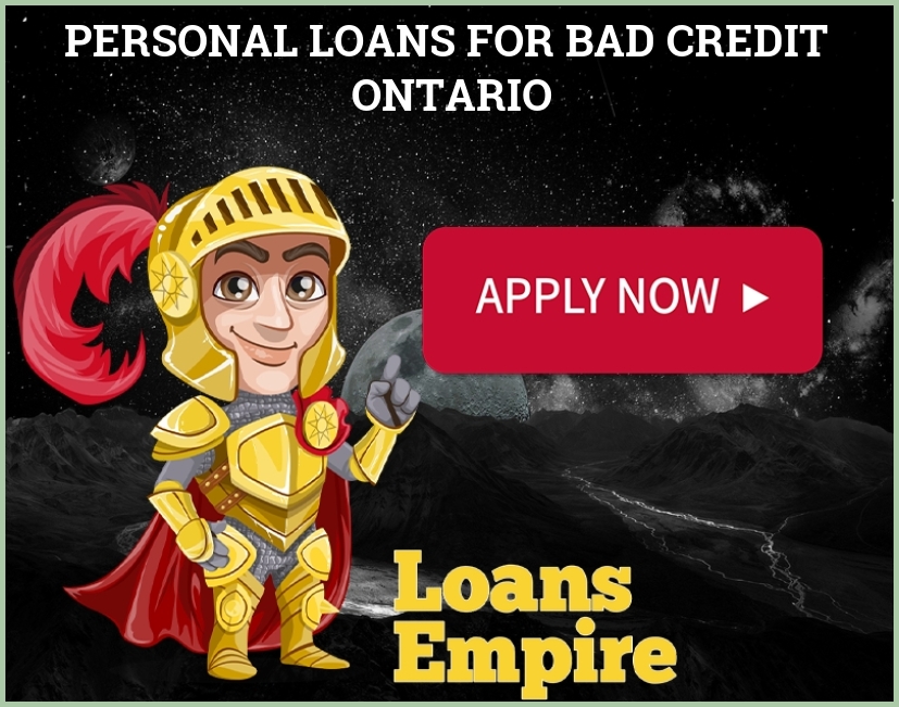 Personal Loans For Bad Credit Ontario